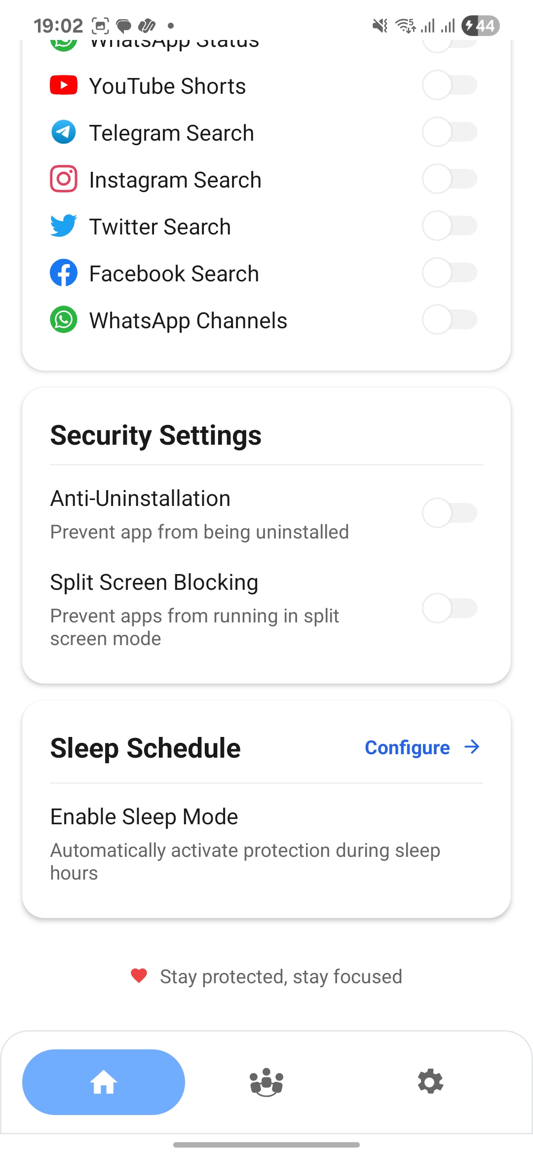 NoPorn App Statistics